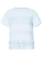 Coohem Embroidered T-shirt - Blue