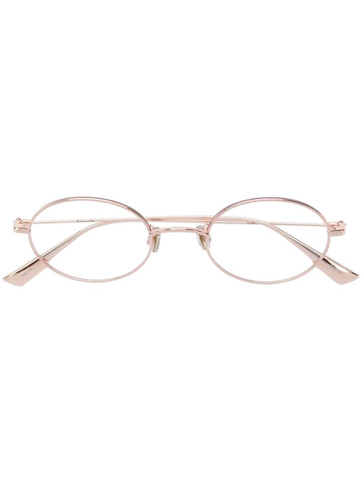 Dior Eyewear Stellaire Round Glasses - Metallic