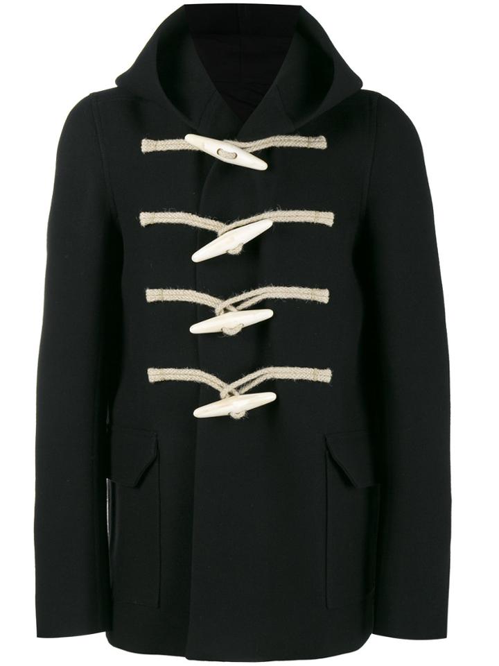 Rick Owens Rope Toggle Duffle Coat - Blue