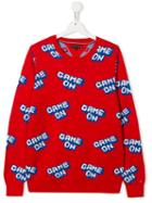 Tommy Hilfiger Junior Teen Game On Sweatshirt - Red