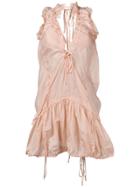 Dsquared2 Short Ruched Dress - Pink