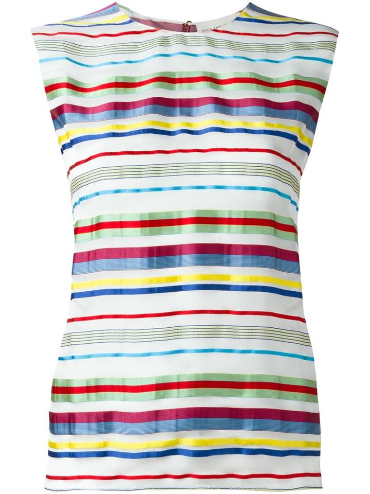 Maison Rabih Kayrouz Striped Tank Top