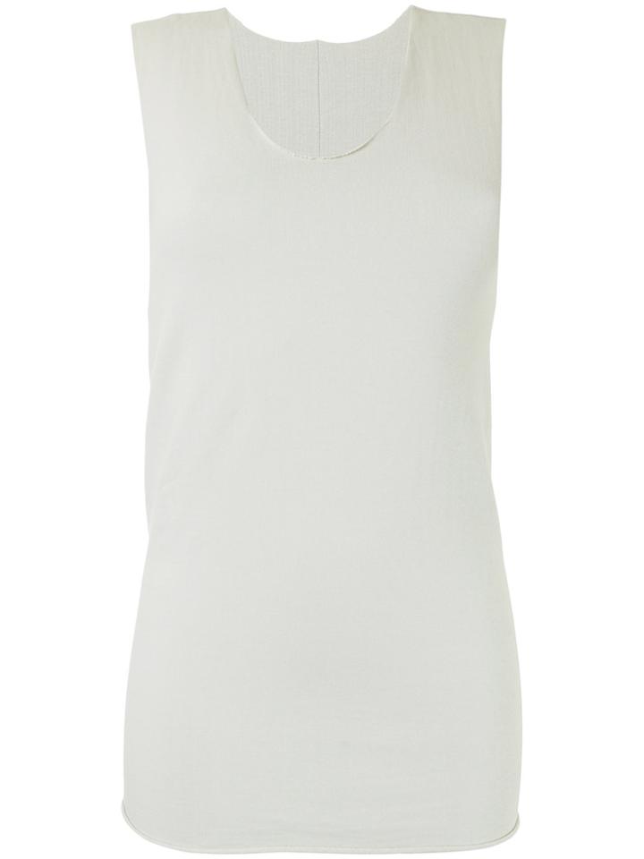 Zambesi Raw Finish Vest Top - Nude & Neutrals