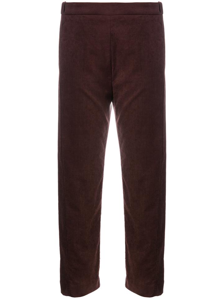 Ilaria Nistri Straight Trousers - Pink & Purple