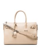 Saint Laurent Cream Sac De Jour Leather Tote - Nude & Neutrals