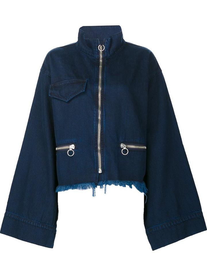 Marques'almeida Wide Sleeve Zip Up Jacket