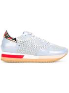 Philippe Model Beaded Detail Lace-up Sneakers - Blue
