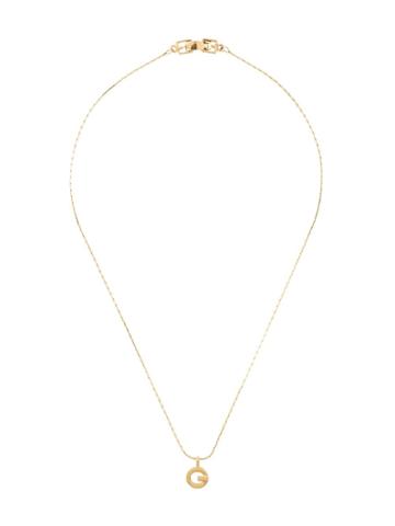 Givenchy Pre-owned G Pendant Necklace - Gold