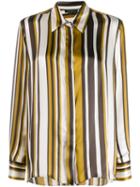 Antonelli Striped Silk Shirt - Yellow