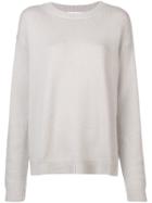 Alexandra Golovanoff Long-sleeve Fitted Sweater - Neutrals