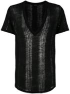 Balmain V-neck T-shirt - Black