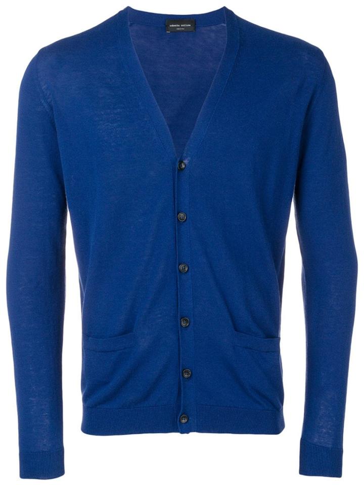 Roberto Collina Classic Cardigan - Blue