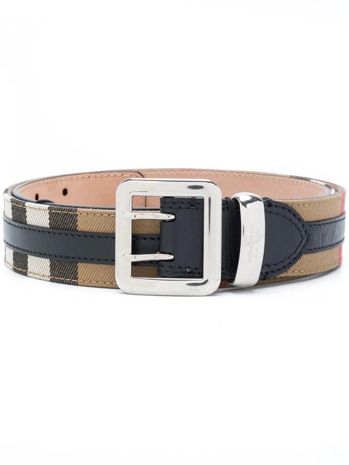 Burberry Haymarket Check Belt - Brown