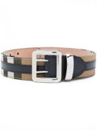 Burberry Haymarket Check Belt - Brown
