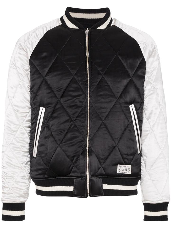 Wacko Maria Reversible Ska Jacket With Tiger Embroidery - Black
