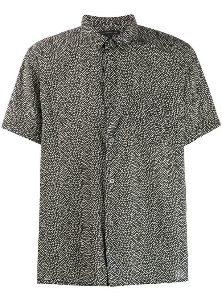 John Varvatos Micro Print Shirt - Black