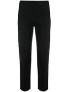 Piazza Sempione Cropped Tailored Trousers - Black