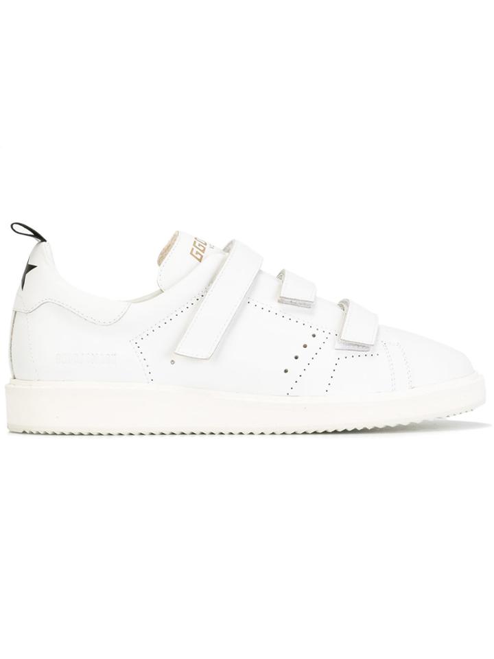 Golden Goose Deluxe Brand Touch Strap Sneakers - White