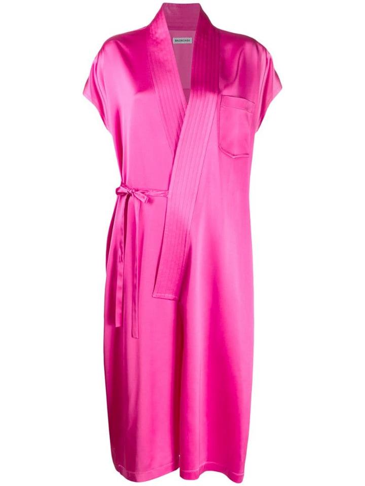 Balenciaga Sleeveless Judo Dress - Pink