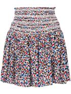 Tory Burch Wildflower Smocked Beach Skirt - Multicolour
