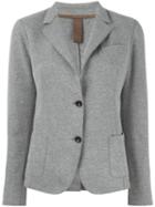 Eleventy Single Breasted Blazer, Women's, Size: 46, Grey, Polyamide/acetate/viscose/virgin Wool