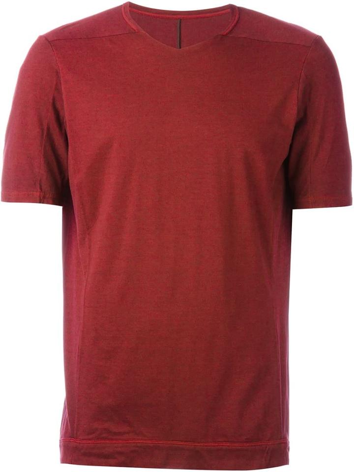 Devoa Classic T-shirt, Men's, Size: 4, Red, Cotton