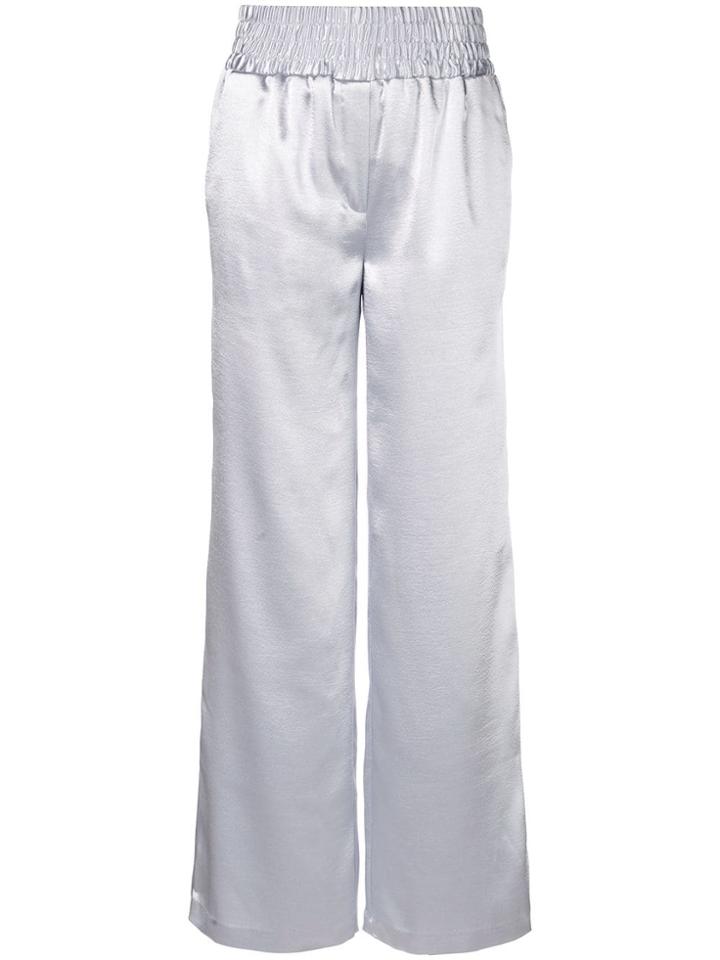 Cinq A Sept Kyle Wide Leg Trousers - Silver