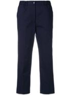 Brag-wette Cropped Trousers - Blue