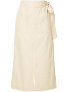 Ballsey Fitted Wrapped Skirt - Nude & Neutrals