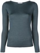 Brunello Cucinelli Slim-fit Knit T-shirt - Blue