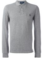 Polo Ralph Lauren Longsleeved Polo Shirt, Men's, Size: Xl, Grey, Cotton