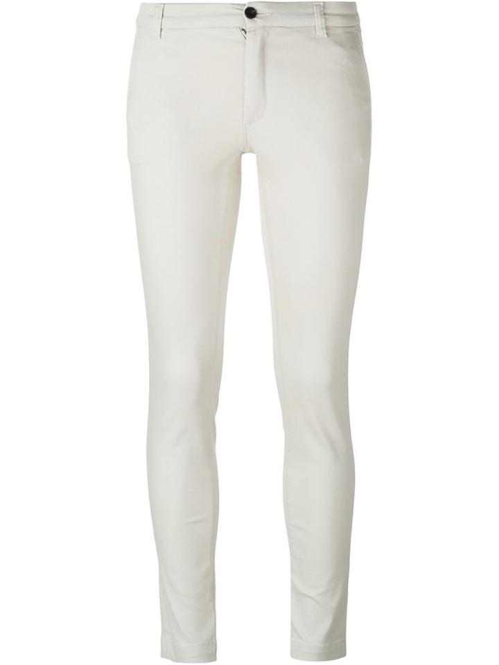 Hope Skinny Trousers, Women's, Size: 36, Nude/neutrals, Cotton/polyester/spandex/elastane