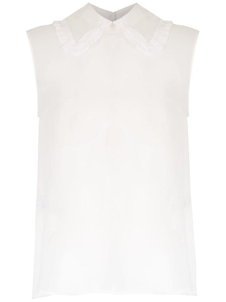 Andrea Bogosian Sleeveless Shirt - White