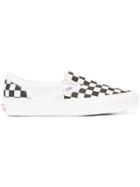 Vans Check Board Slip-on Sneakers - White