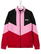Msgm Kids Zipped Active Jacket - Pink