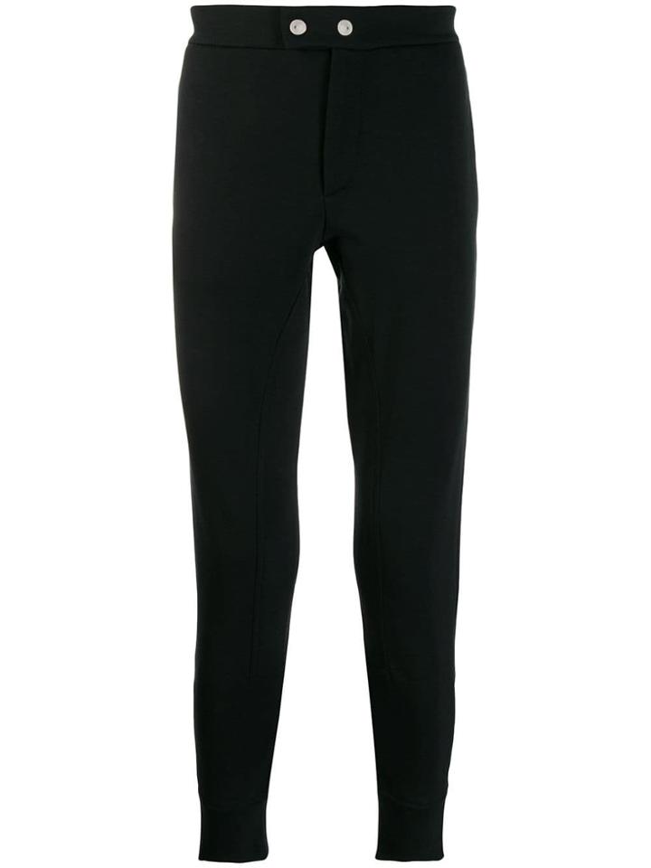 Alexander Mcqueen Zipped Details Track Trousers - Black