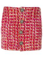 Y's By Yohji Yamamoto Vintage Mini Boucle Skirt - Multicolour