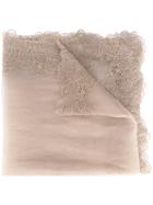 Faliero Sarti Floral Embroidered Scarf, Women's, Nude/neutrals, Silk/polyester/rayon