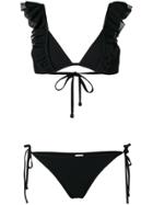 Zimmermann Ruffled Bikini Set - Black