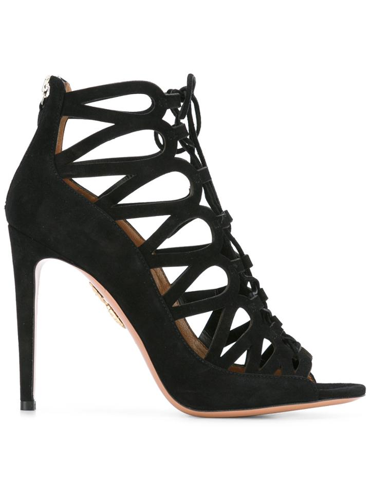 Aquazzura 'unforgettable' Sandals - Black