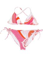 Emilio Pucci Junior Teen Patterned Bikini - Pink