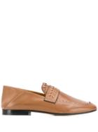 Isabel Marant Festee Sudded Loafer - Brown