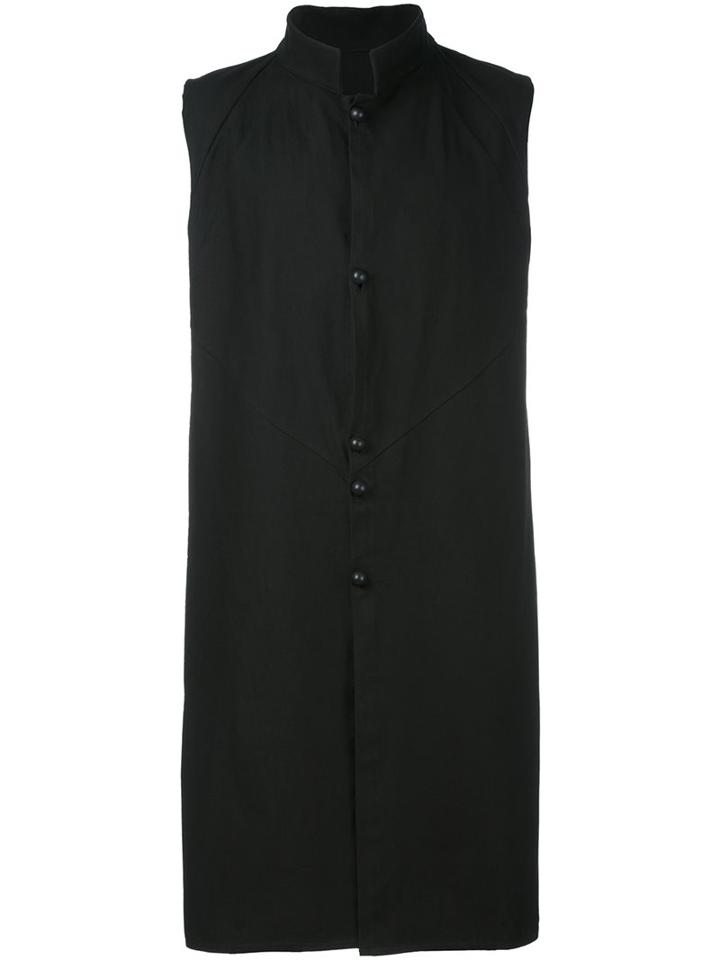 Alchemy Sleeveless Coat, Men's, Size: Medium, Black, Cotton/spandex/elastane