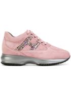 Hogan Hi-top Sneakers - Pink & Purple