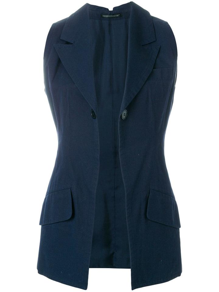 Yohji Yamamoto Vintage Sleeveless Gilet - Blue