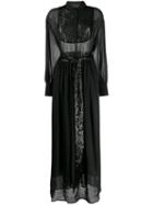 Christian Pellizzari Sequin Embellished Dress - Black