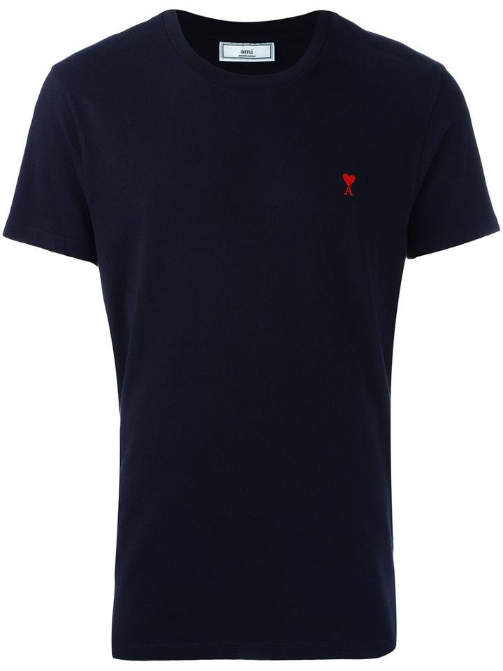 Ami Alexandre Mattiussi - Ami De Coeur T-shirt - Men - Cotton - S, Blue, Cotton
