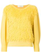 Cyclas Textured Sweater - Yellow & Orange