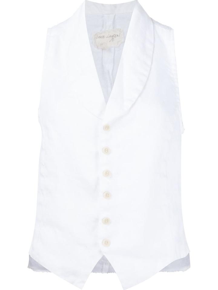 Greg Lauren High Shawl Collar Vest