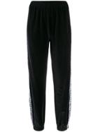 Fiorucci Logo Tape Track Trousers - Black